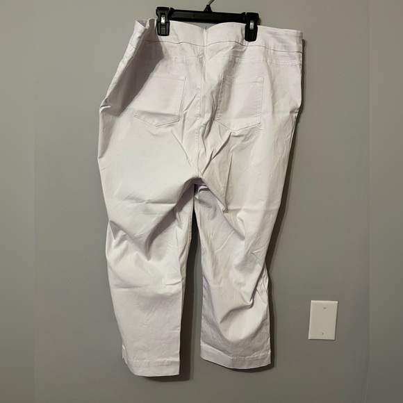 Soft Surroundings White Cropped/ankle Pant Size 2x - Picture 6 of 7